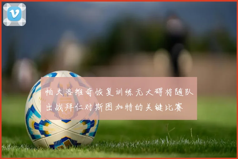 帕夫洛维奇恢复训练无大碍将随队出战拜仁对斯图加特的关键比赛